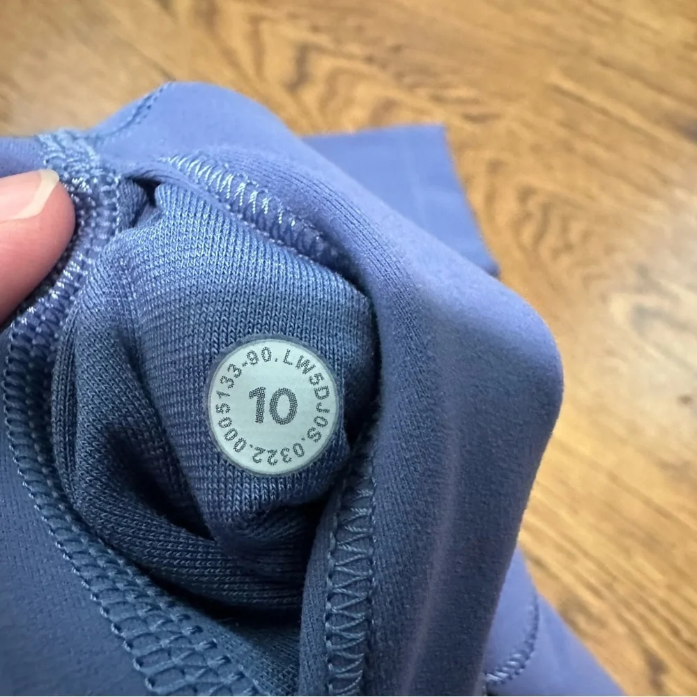Lululemon Blue High-Waisted Leggings size 10 sports yoga run